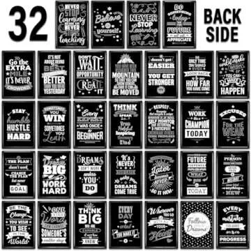 Inspiring Double-Sided Motivational Posters for All Ages