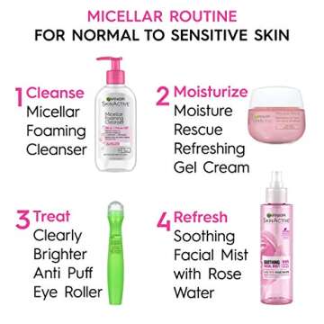 Garnier SkinActive Micellar Foaming Face Wash - 2 Pack