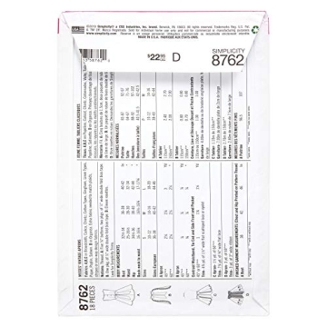 Stylish Simplicity 8762 Vintage Aprons A for All Sizes