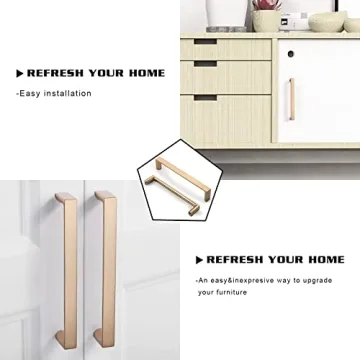 KNOKLOCK Elegant Champagne Bronze 5 Inch Cabinet Pulls