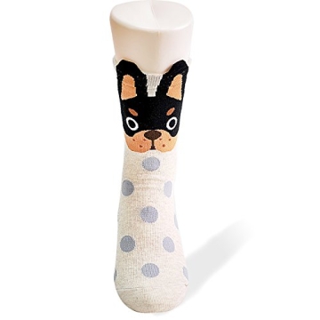 Womens Casual Socks - Cute Crazy Lovely Animal Cartoon Character Design. Good for Gift idea One Size fits, Cats, Dogs, Owls, Ducks, More ( My Pet )