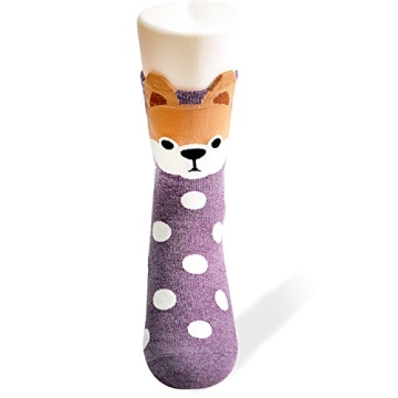 Womens Casual Socks - Cute Crazy Lovely Animal Cartoon Character Design. Good for Gift idea One Size fits, Cats, Dogs, Owls, Ducks, More ( My Pet )