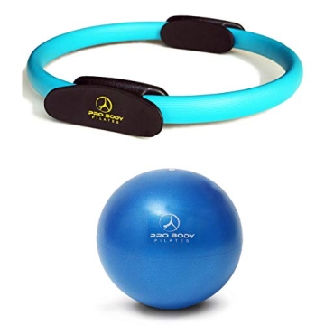 ProBody Pilates Ring and Mini Ball Bundle for All Fitness Levels