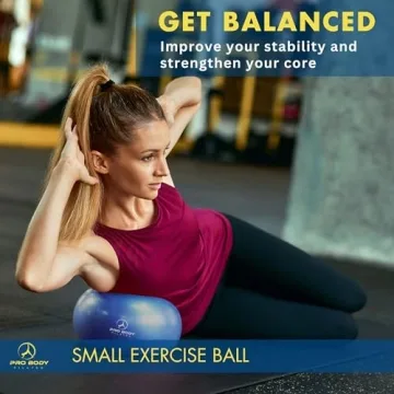 ProBody Pilates Ring and Mini Exercise Ball Bundle