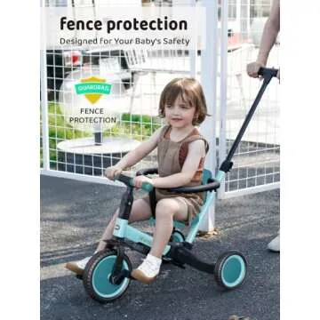 newyoo TR008 Toddler Push Tricycle, Toddler Bike for 1-3 Years Olds, Birthday Gift for Boys and Girl...