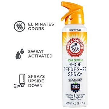 Arm & Hammer Odor Defense Shoe Spray for Freshness