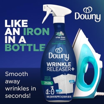 Downy Wrinkle Releaser Spray - Odor Eliminator & Fabric Refresher