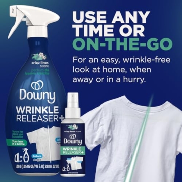Downy Wrinkle Releaser Spray - Odor Eliminator & Fabric Refresher