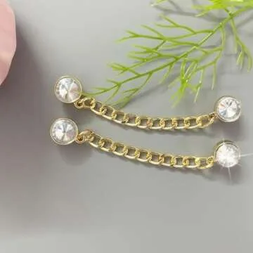 Arrebolli Gold Queen Bling Shoe Charms for Women Clog Sandals, Glitter Rhinestones, Girly Shoe Chains, DIY Resin Butterfly Flower Pearl Shoe Decoration Charms for Girls, Party Favor