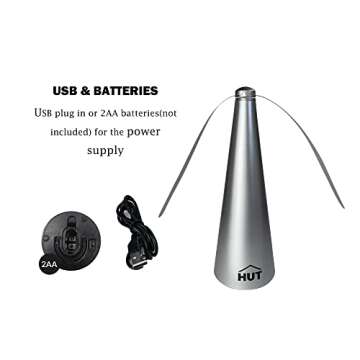 HUT-Fly Table Fan - Outdoor/Indoor, Quiet & Portable