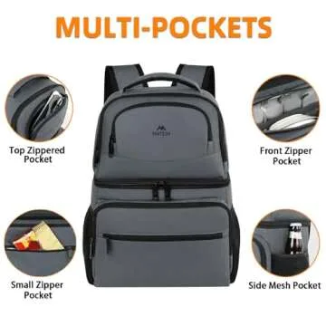 MATEIN Cooler Backpack - Insulated Lunch Bag for All