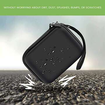 ALKOO Case Compatible with NIIMBOT D11 Label Maker Printer, Storage Bag for Phomemo D30 for Canon for Ivy 1/2 for HP Sprocket Mini Photo Printer & Label Paper Accessories- Holder Box Only