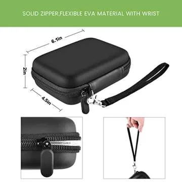 ALKOO Case Compatible with NIIMBOT D11 Label Maker Printer, Storage Bag for Phomemo D30 for Canon for Ivy 1/2 for HP Sprocket Mini Photo Printer & Label Paper Accessories- Holder Box Only