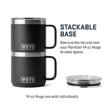 YETI Rambler 14 oz Stackable Mug for Coffee Lovers