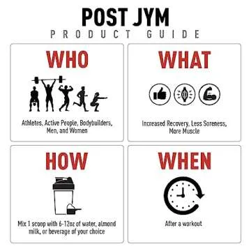 JYM Supplement Science Post JYM Active Matrix Rainbow Sherbet Amino Recovery Powder Pure Creatine HCL, BCAA’s, Glutamine, Carnitine, Betaine, Taurine for Strength, Repair, Performance 30 Servings