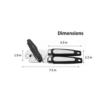 Heavy Duty Manual Can Opener with Ergonomic Design