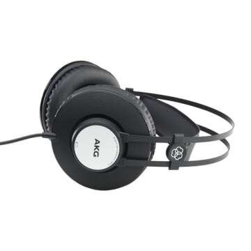 AKG Pro Audio AKG K72 Closed-Back Studio Headphones, Black, (3169H00020)