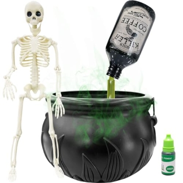 UXEWOIZ Halloween Floating Potion Cauldron Decorations