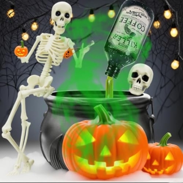 UXEWOIZ Halloween Floating Potion Cauldron Decorations