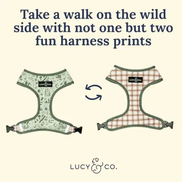 Reversible Designer Dog Harness for Stylish Walks