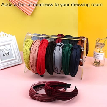 Clear Acrylic Headband Holder Organizer for Women & Teens