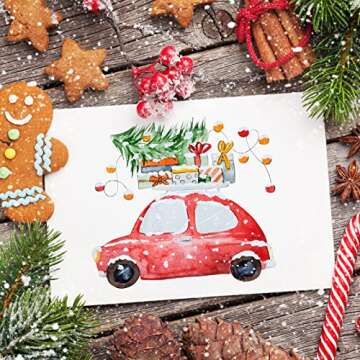 100 Pieces Watercolor Paper 140 lb/ 300 GSM Heavyweight Art Paint Paper White Water Coloring Paint Paper for Artist and Kids (5 x 7 Inch)