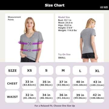 Merino Protect Wool V Neck T-Shirt for Women - Odor Resistant