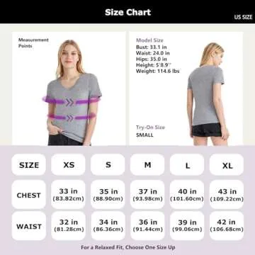 Merino Protect Wool V Neck T-Shirt for Women - Odor Resistant