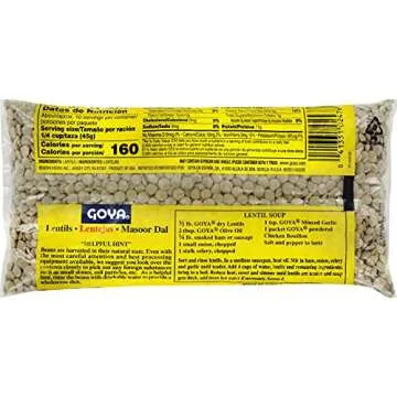 Goya Foods Lentils, Dry, 16 Ounce (Pack of 24)