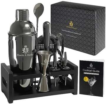 Hawke & Hanley Mixology Bartender Kit for Perfect Cocktails