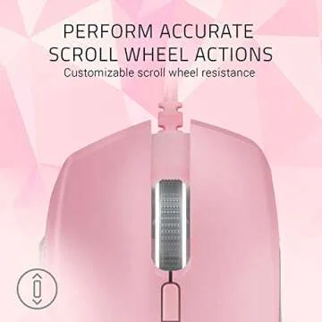 Razer Basilisk Quartz: Customizable Ergonomic Gaming Mouse