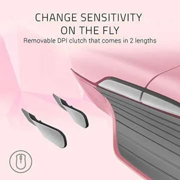 Razer Basilisk Quartz: Customizable Ergonomic Gaming Mouse