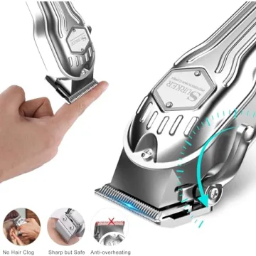 SURKER Professional Hair Clipper for Men with Long Battery Life
