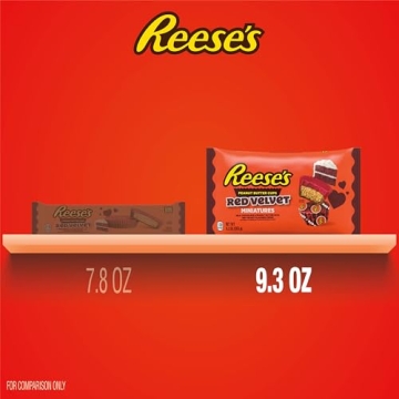 REESE'S Red Velvet Peanut Butter Cups in Festive Bag