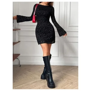 Stylish MakeMeChic Leopard Print Mini Dress for Women