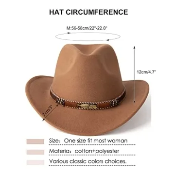 Stylish HUDANHUWEI Cowboy Hat For Every Occasion