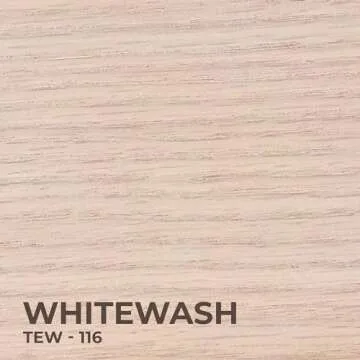 SamaN Interior Water Based Wood Stain - Natural Stain for Furniture, Moldings, Wood Paneling, Cabinets (Whitewash TEW-116-12, 12 oz)