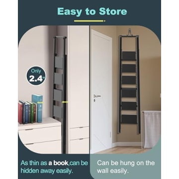 COROCO 6 Step Ladder - Lightweight & Sturdy for Home Use