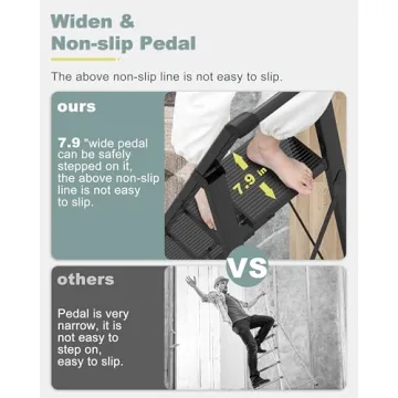 COROCO 6 Step Ladder - Lightweight & Sturdy for Home Use