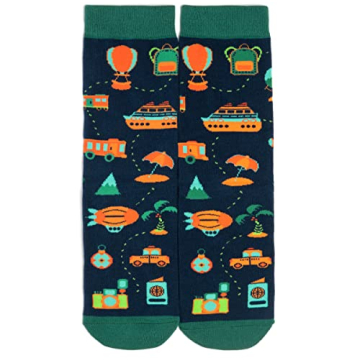 Funny Traveling Socks for Men & Women - Perfect Gift