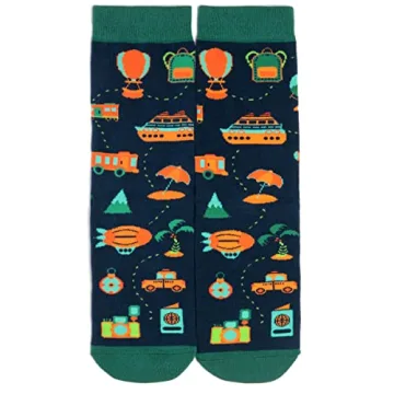 Funny Traveling Socks for Men & Women - Perfect Gift