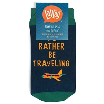 Funny Traveling Socks for Men & Women - Perfect Gift