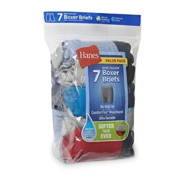 Hanes Comfort Flex Waistband Boxer Briefs for Boys - 7 Pack