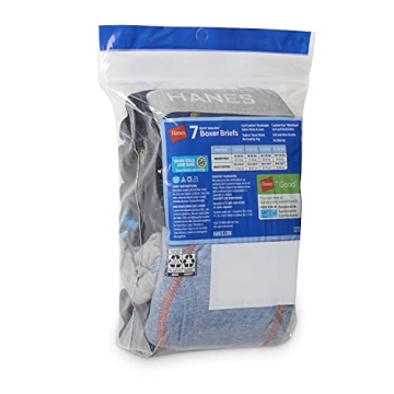 Hanes Comfort Flex Waistband Boxer Briefs for Boys - 7 Pack