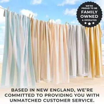 Large Beach Towel Set of 4 - Soft Cabana Striped Beach Towels for Adults and Velour Pool Towels with 100% Cotton - Lightweight Quick Dry Beach Towel Pack and Cute Beach Towel for Women and Men