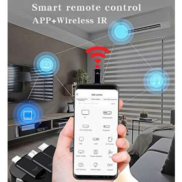 R09 Mini Smartphone IR Remote Controller Adapter for Android Smart Phone Mini Infrared Universal Con...