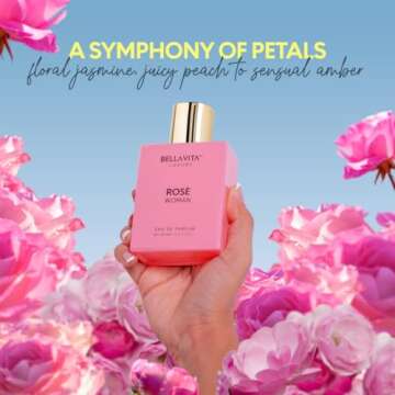 Bella Vita Luxury Rose Women's Eau De Parfum (3.4 fl. oz.) | Floral, Oriental & sweet Perfume for Wo...