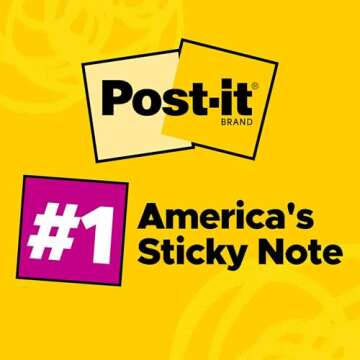Post-it Mini Notes, 1.5x2 in, 12 Pads, America's #1 Favorite Sticky Notes, Poptimistic Collection, Bright Colors (Magenta, Pink, Blue, Green), Clean Removal, Recyclable (653AN)