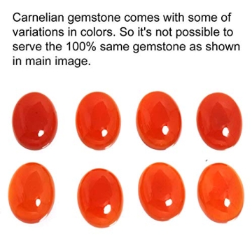 Elegant Orange Carnelian Silver Ring for Women