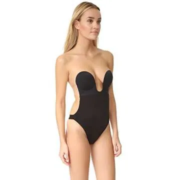 Fashion Forms Women's U Plunge Backless Strapless Bodysuit